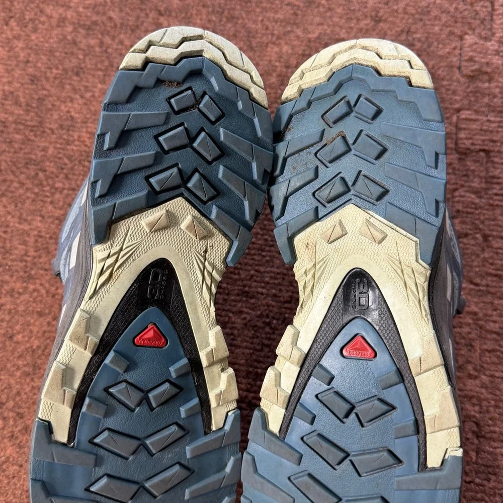 C+ Salomon XA Pro 3D Trail Running Shoes Womens 7.5 Blue Grey Hiking 412721 gym